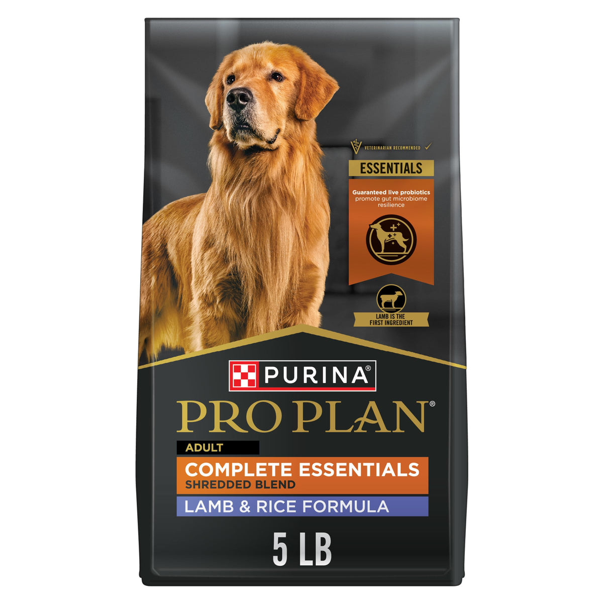 Purina Pro Plan Complete Essentials Chicken & Rice Dry Dog Food, 35 lb