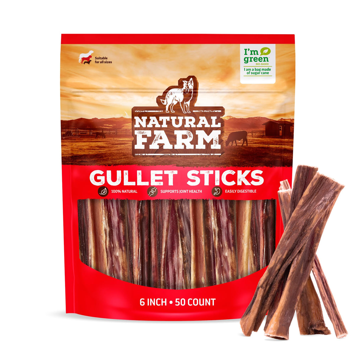 Odor-Free Bully Sticks 6 Inch – features overview