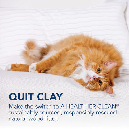 ökocat Low-Tracking Natural Wood Clumping Cat Litter, 14 lb