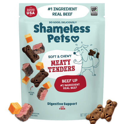 Shameless Pets Reelin' Salmon Soft Dog Treats, 8 oz