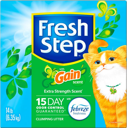 Fresh Step Odor Shield Multi Cat Clumping Cat Litter, 14 lb.