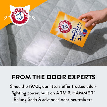 Arm & Hammer Slide Platinum Clumping Cat Litter – Easy Clean-Up, 18 lb