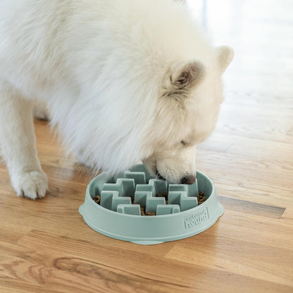 Outward Hound Slo Bowl Slow Feeder – texture and finish detail