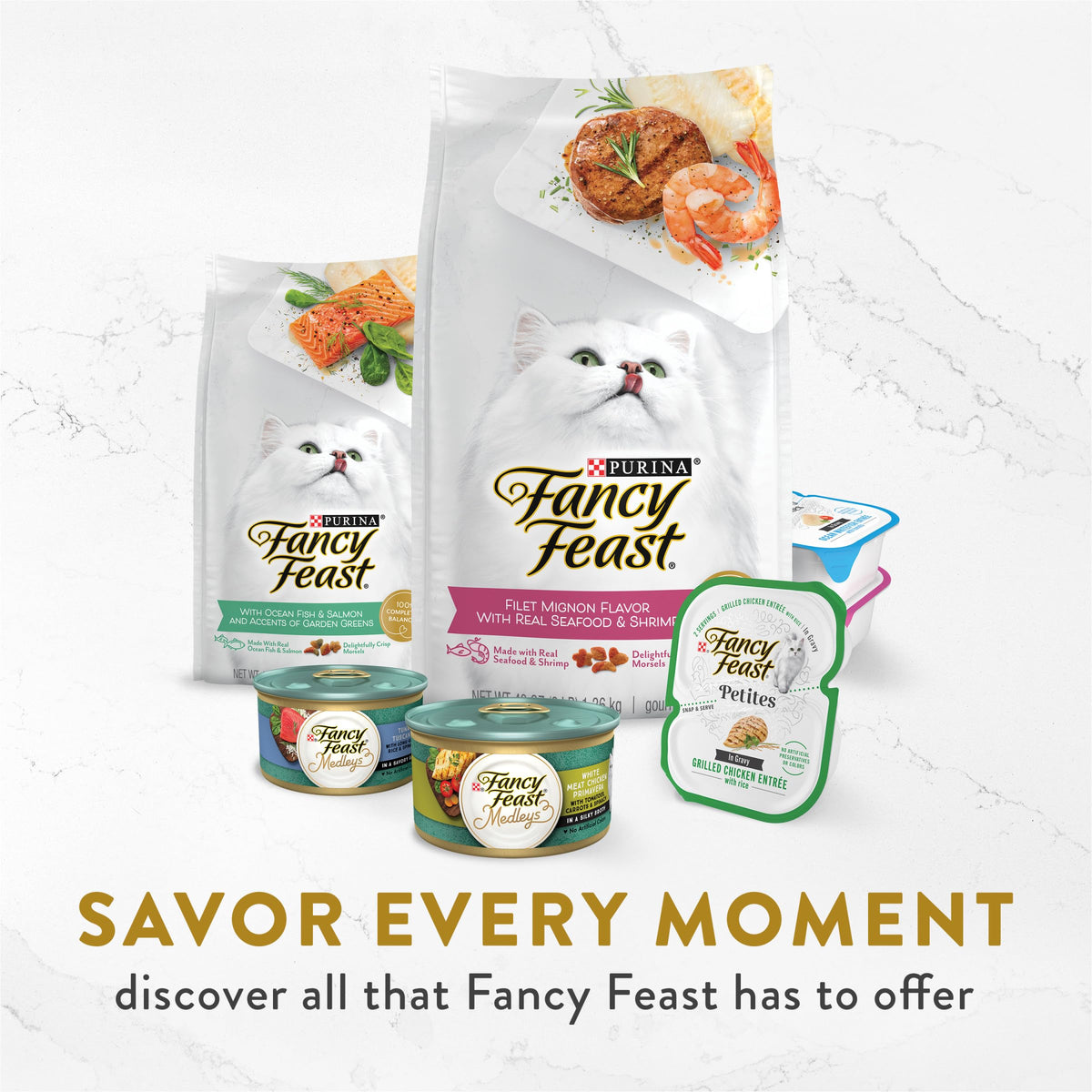 Fancy Feast Broths Seafood – package contents view