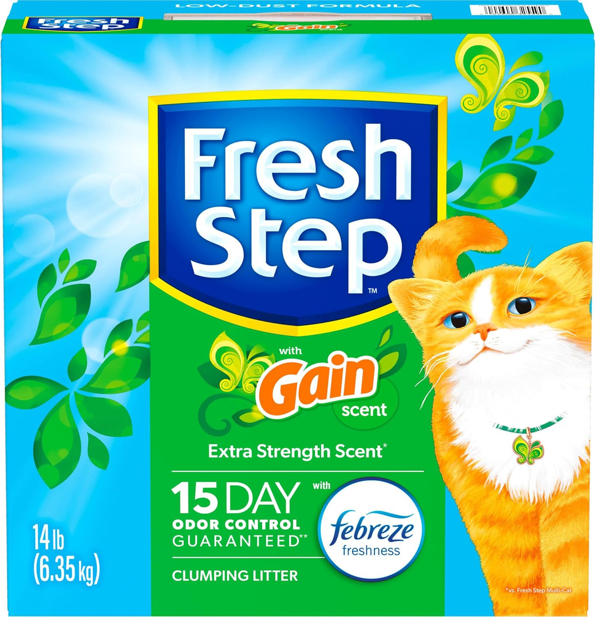 Fresh Step Odor Shield Multi Cat Clumping Cat Litter, 14 lb.