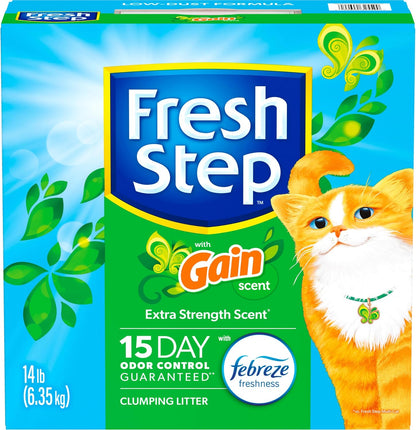 Fresh Step Odor Shield Multi Cat Clumping Cat Litter, 14 lb.