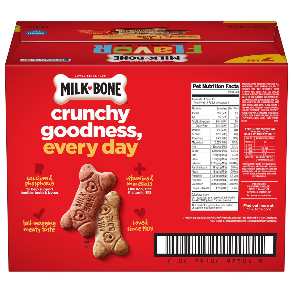 Milk-Bone Flavor Snacks Mini Dog Biscuits, 36 oz