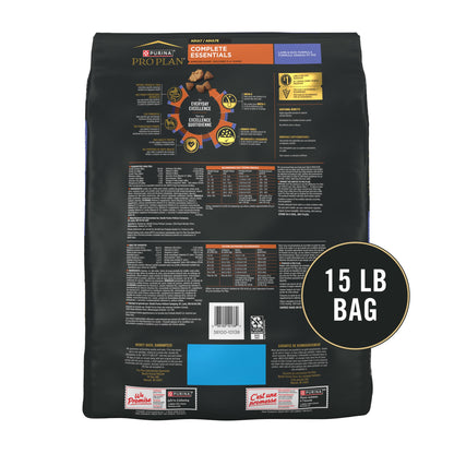 Purina Pro Plan Complete Essentials Chicken & Rice Dry Dog Food, 35 lb
