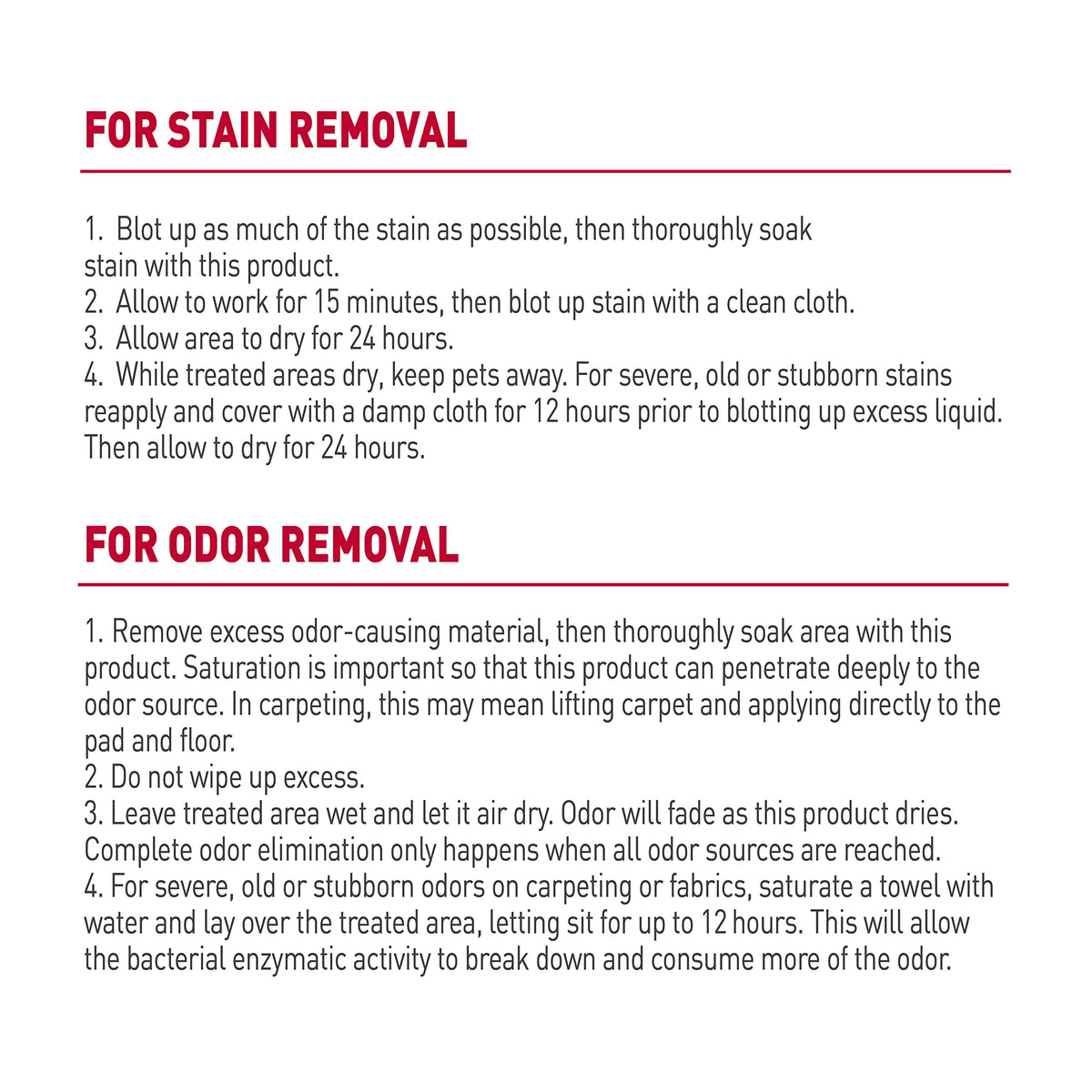 Nature's Miracle enzyme cleaner for pet stains citrus