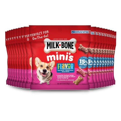 Milk-Bone Flavor Snacks Mini Dog Biscuits, 36 oz