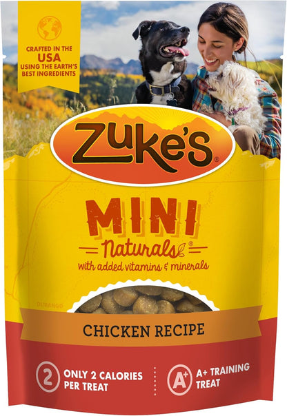 Zuke's Mini Naturals Chicken Dog Training Treats, 16 oz
