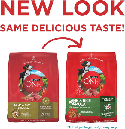 Purina ONE Lamb & Rice Formula Dry Dog Food for Digestive Support