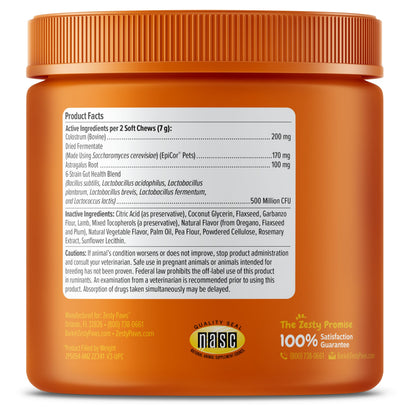 Zesty Paws Peanut Butter Allergy Support Chews for Dogs, 90 Count