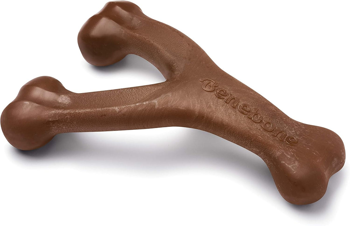 Benebone Wishbone dog chew toy sizes for small, medium, large and giant dogs