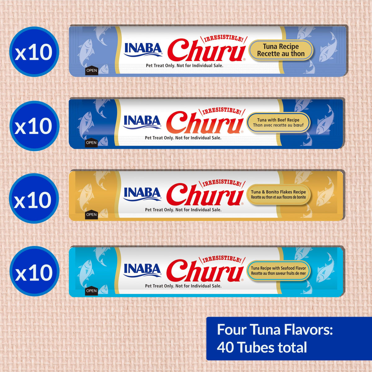 INABA Churu Lickable Cat Treats – Chicken Variety, 20 Tubes