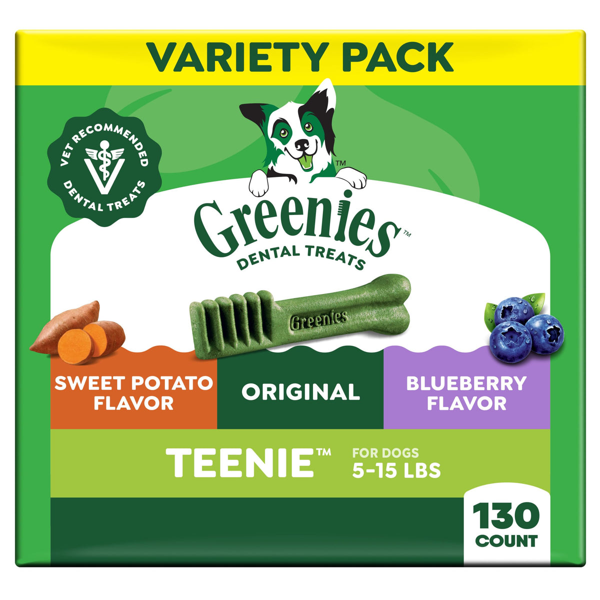 Greenies Teenie Dental Treats Mint – back view