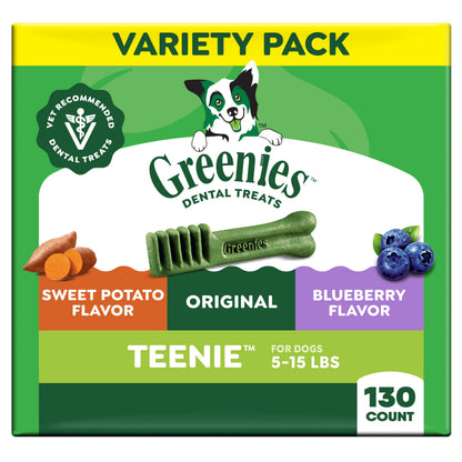 Greenies Teenie Dental Treats Mint – back view