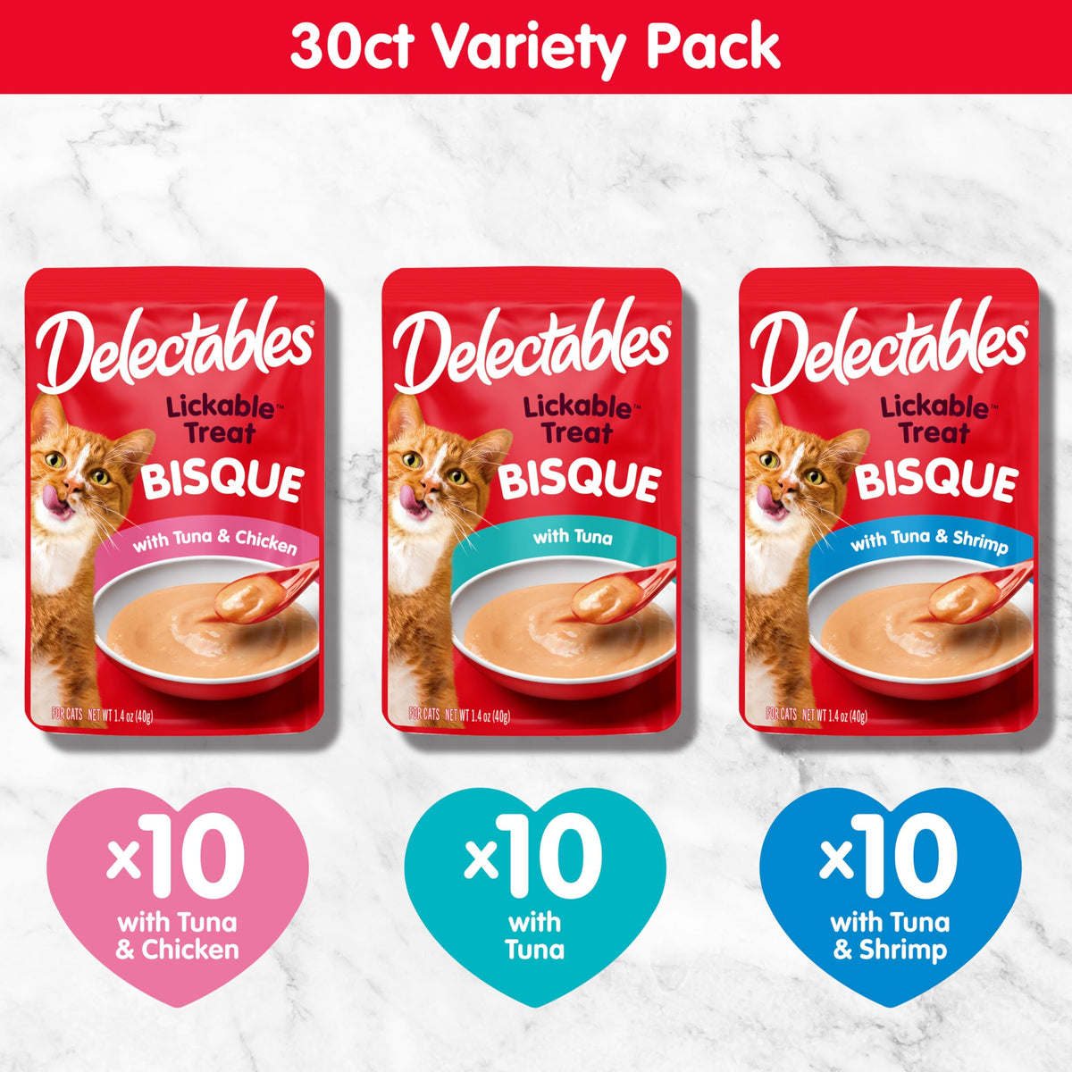 Hartz Delectables Bisque Treats – angle detail view