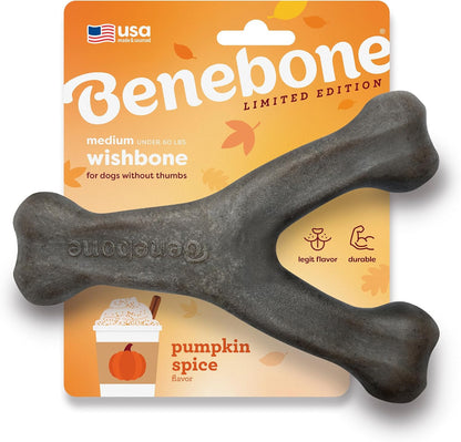 Benebone Wishbone dog chew toy sizes for small, medium, large and giant dogs