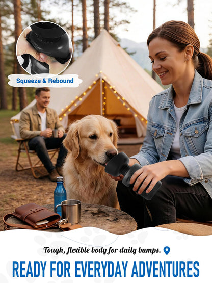lesotc leak-proof dog water dispenser for hiking