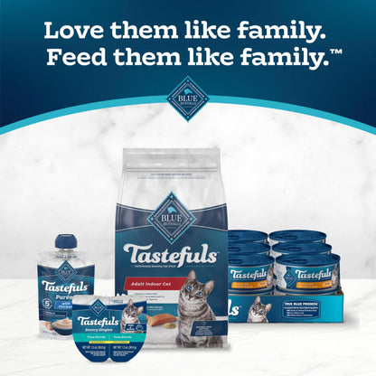 Blue Buffalo Tastefuls Chicken Dry Cat Food for Adult Indoor Cats, 7 lb