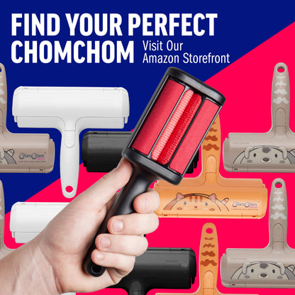 ChomChom Roller reusable pet hair remover white