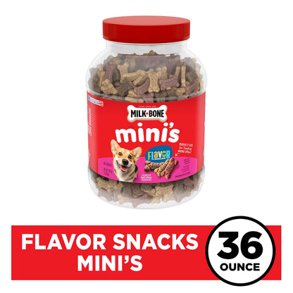Milk-Bone Flavor Snacks Mini Dog Biscuits, 36 oz