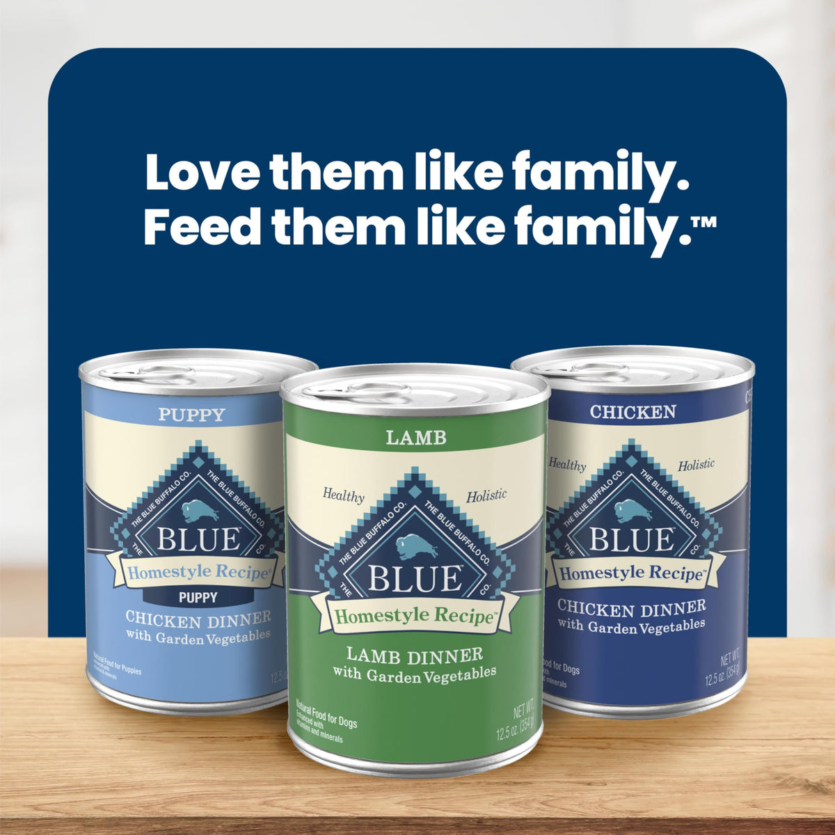 Blue Buffalo Homestyle Recipe Wet Dog Food Variety Pack, 6 Count
