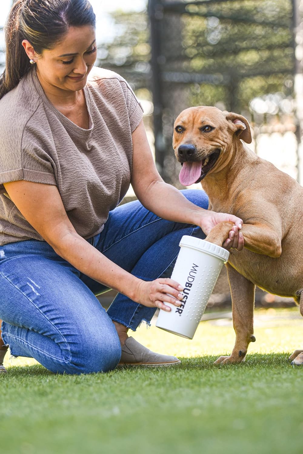 Dexas MudBuster paw washer for muddy paws