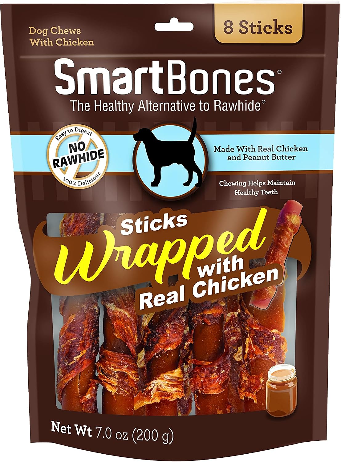 SmartBones sticks dog treats with vegetables