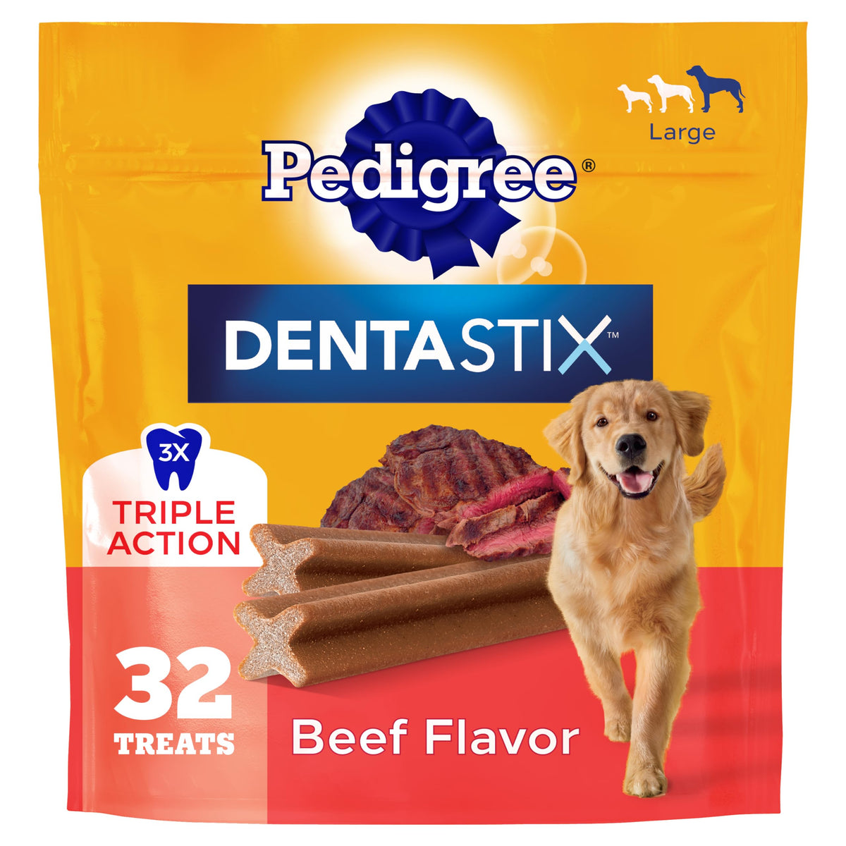 Pedigree Dentastix Large Dog Treats – in-use lifestyle view