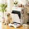 Tilt-Out Dog Feeding Station-White