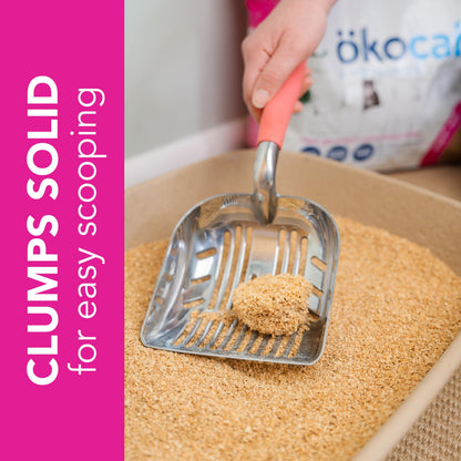 ökocat Low-Tracking Natural Wood Clumping Cat Litter, 14 lb