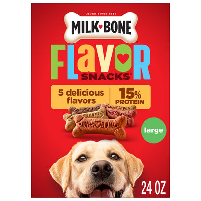 Milk-Bone Flavor Snacks Mini Dog Biscuits, 36 oz