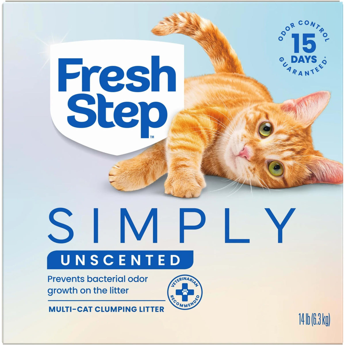 Fresh Step Advanced Ever Fresh Unscented Clumping Cat Litter, 2-Pack
