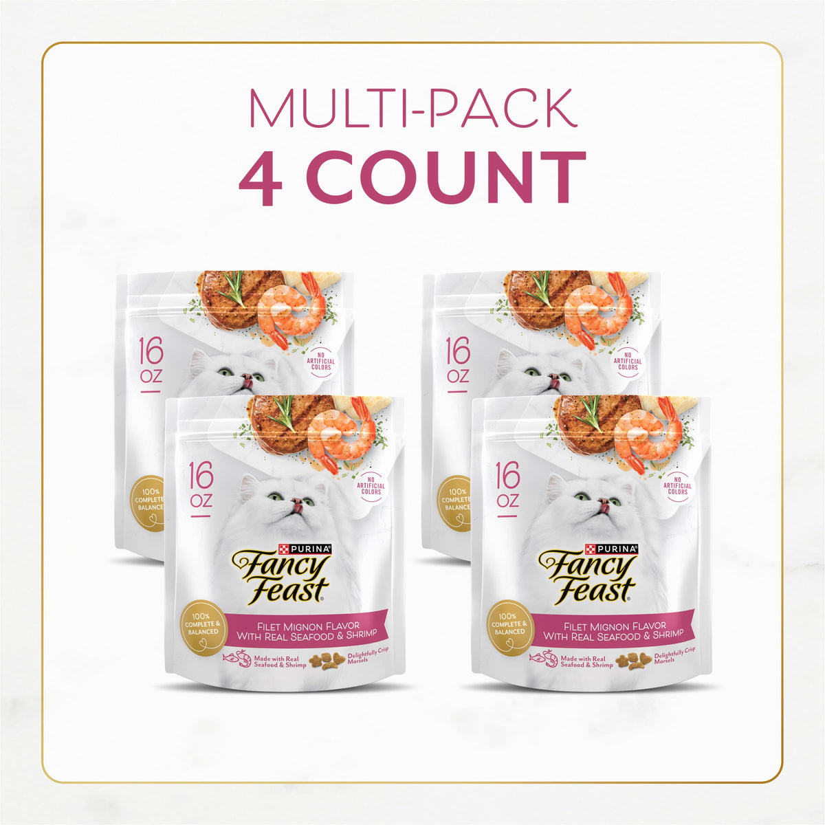 Purina Fancy Feast Dry Cat Food, 7 lb Bag