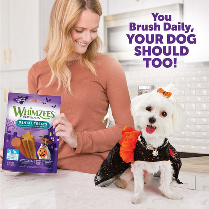WHIMZEES Holiday Dog Dental Treats – Medium, 6 Count