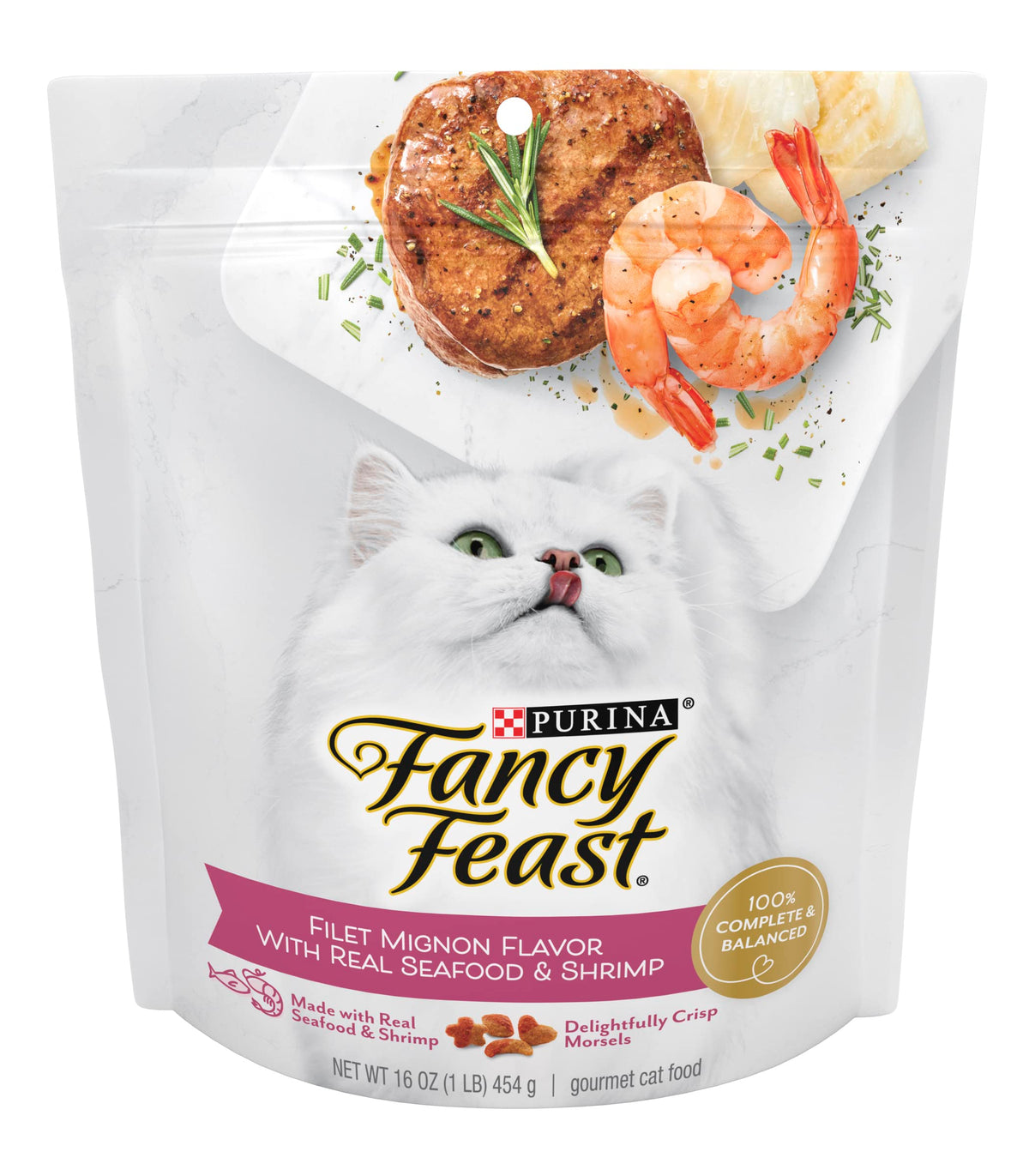 Purina Fancy Feast Dry Cat Food, 7 lb Bag