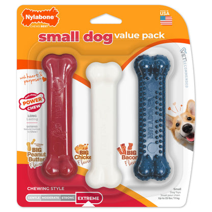 Nylabone Power Chew durable nylon bone for aggressive chewers