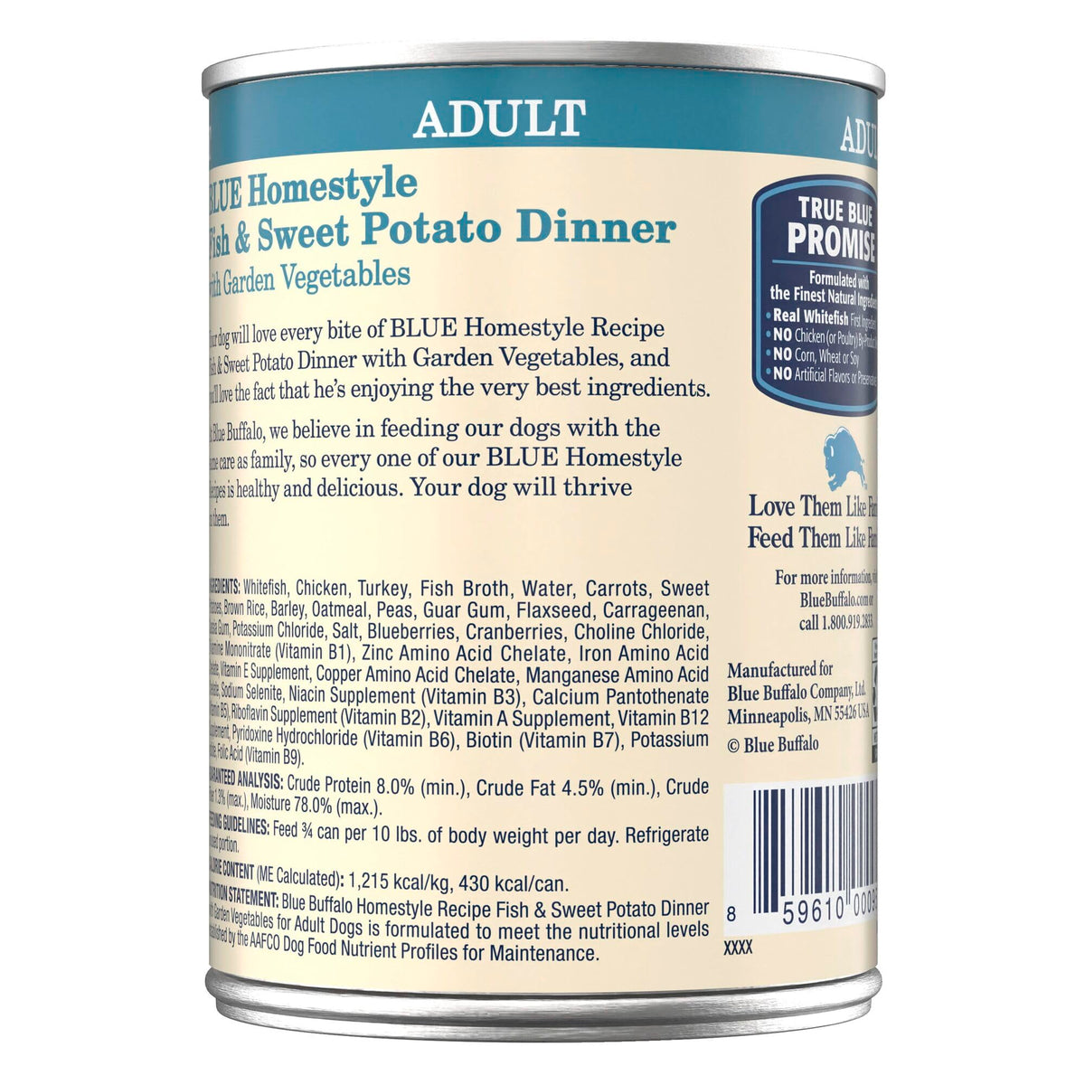 Blue Buffalo Homestyle Recipe Wet Dog Food Variety Pack, 6 Count