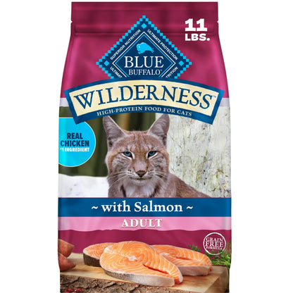 Blue Buffalo Wilderness Chicken Grain-Free Dry Cat Food, 12 lb
