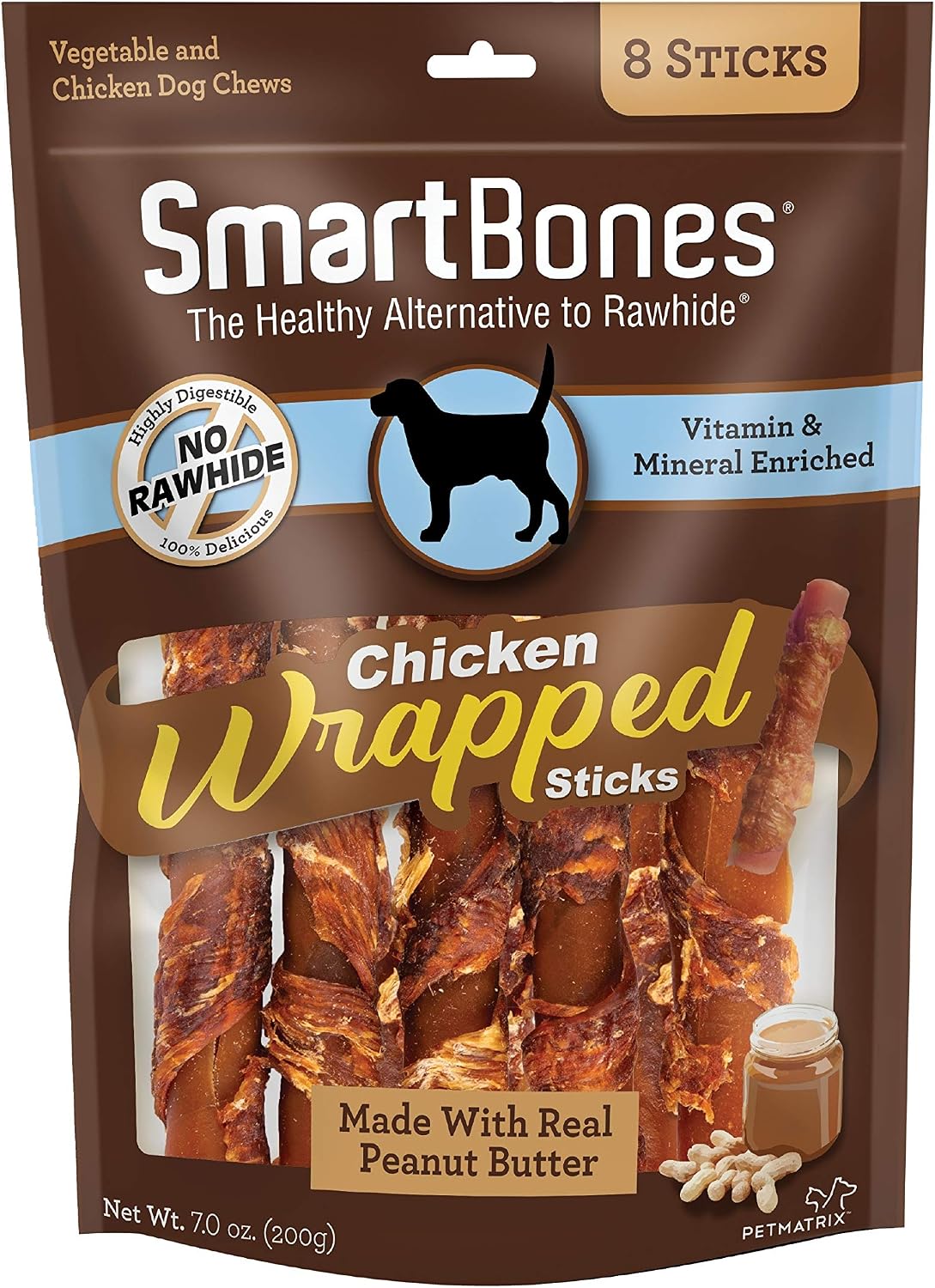 SmartBones rawhide-free chews with real chicken