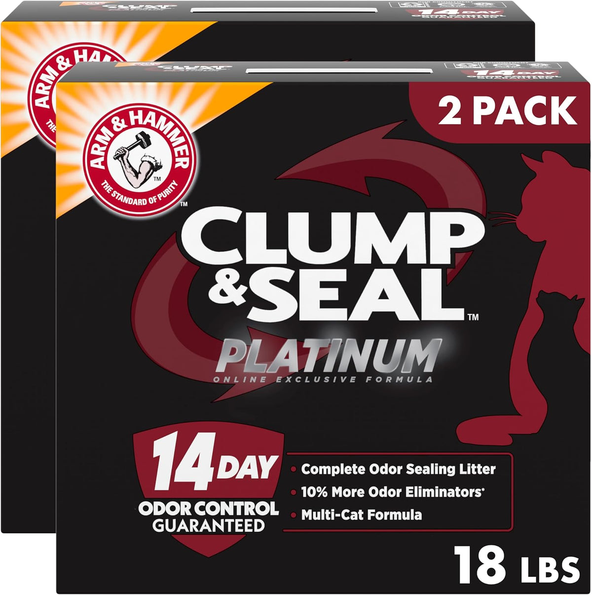 Arm and Hammer Slide Cat Litter – side view