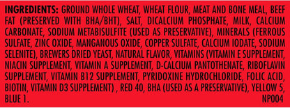 Ingredients list for Milk-Bone holiday biscuits