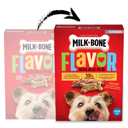 Milk-Bone Flavor Snacks Mini Dog Biscuits, 36 oz