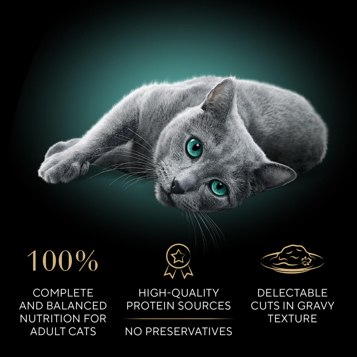 Sheba Perfect Portions Cuts in Gravy Wet Cat Food Multipack, 24 Trays