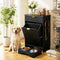 Tilt-Out Dog Feeding Station-Black