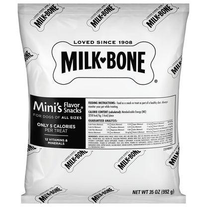 Milk-Bone Flavor Snacks Mini Dog Biscuits, 36 oz
