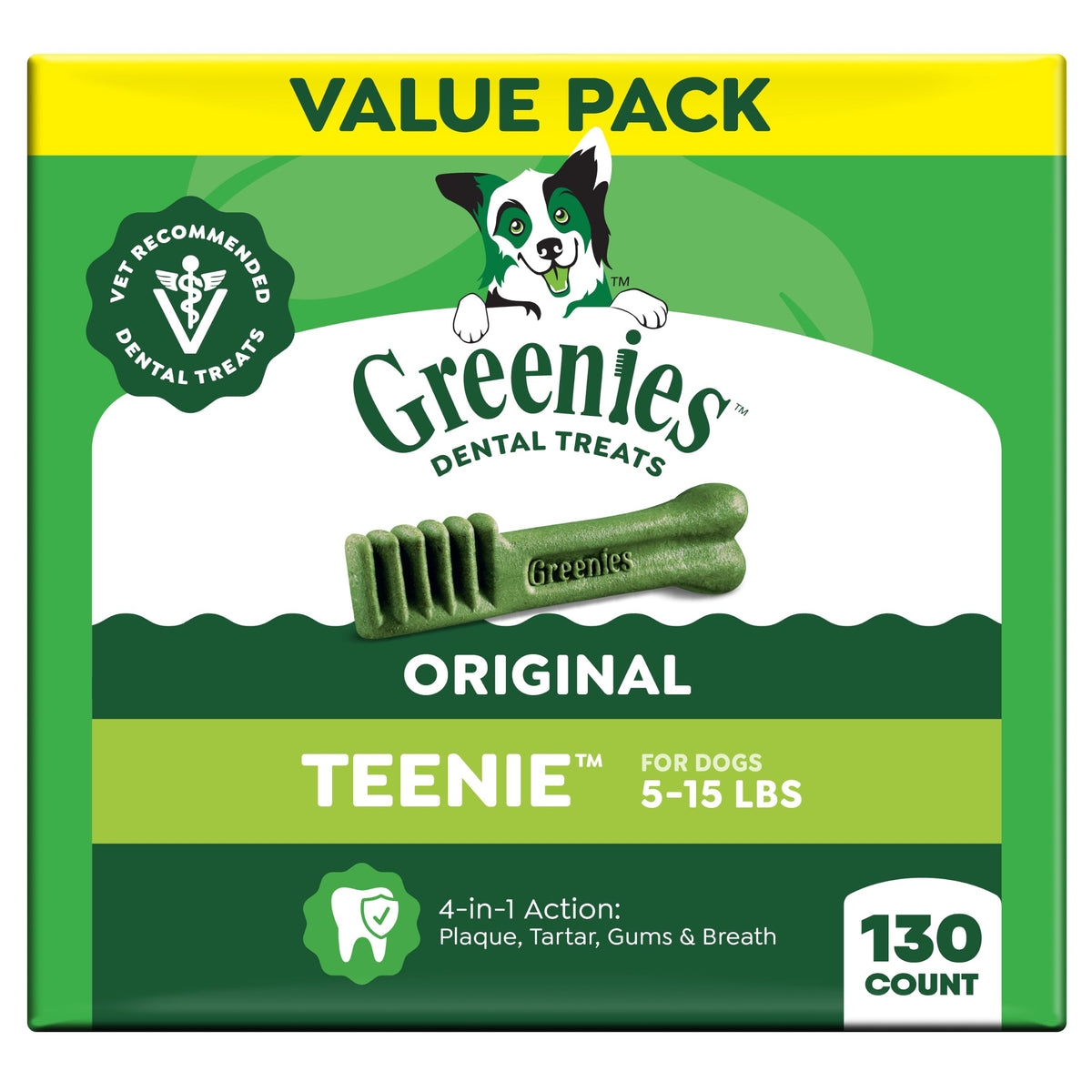 Greenies Teenie Dental Treats Mint – scale view