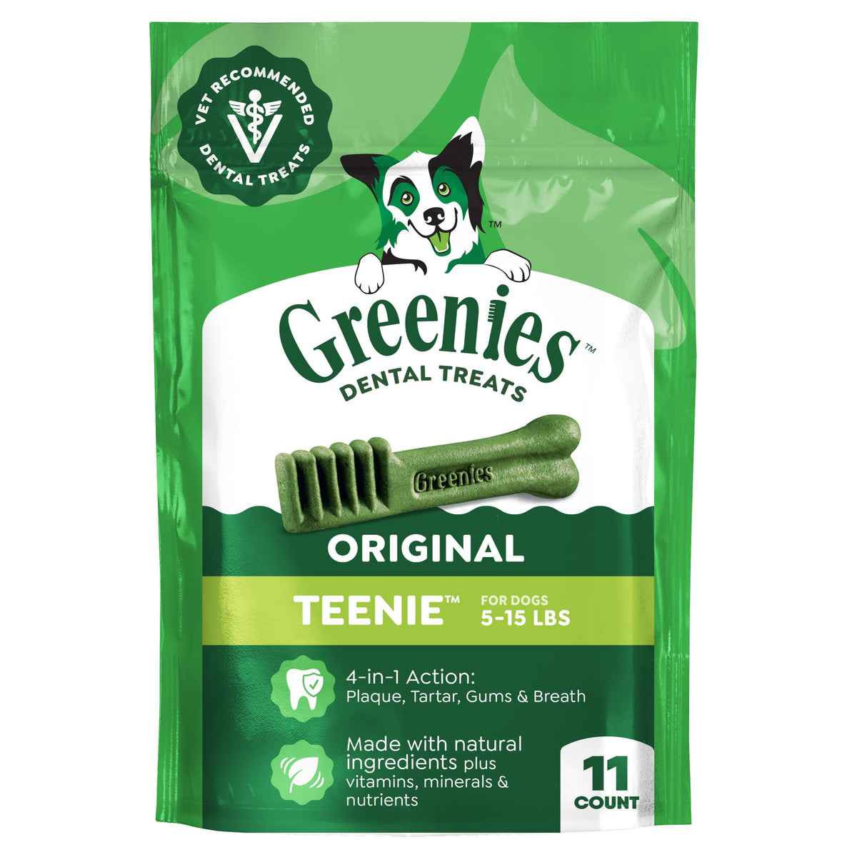 Greenies Teenie Dental Treats Mint – alternate angle view